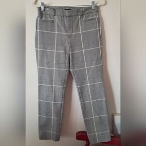 Gray Plaid Pants